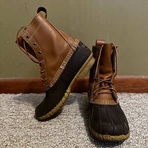 L.L Bean Duck Boots 8”